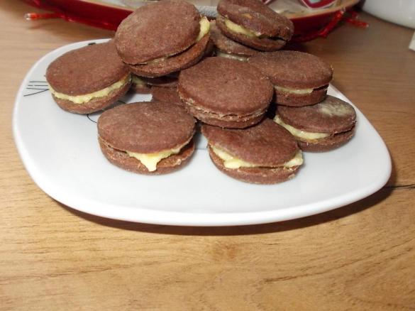 gefüllte Schokoladenkekse