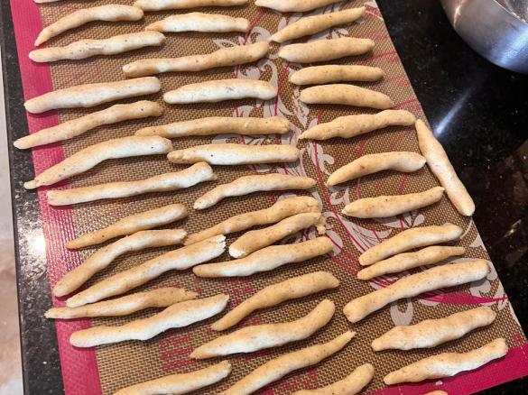 Schupfnudeln, kleine Knödel, Glutenfrei, aus Süsskartoffeln & Kartoffeln