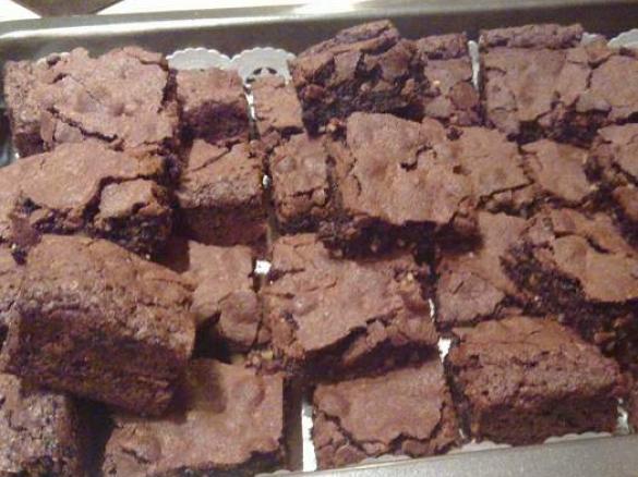 Saftige, super schokoladige Brownies
