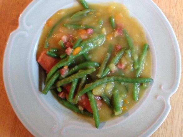 Grüner Bohneneintopf