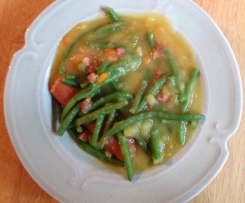 Grüner Bohneneintopf