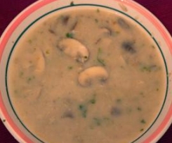 Pilzsuppe (vegan)