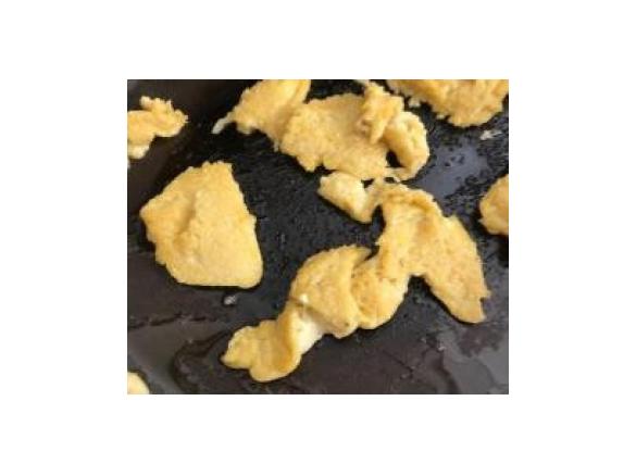 veganes "Rührei" aus Kichererbsen