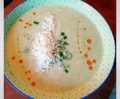 Brokkoli-Cremesuppe mit Parmesan
