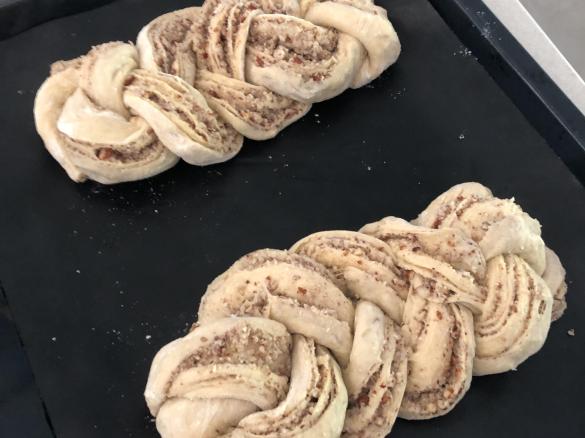 Nusszopf (Variation Zimtschnecken - schwedisch lecker)