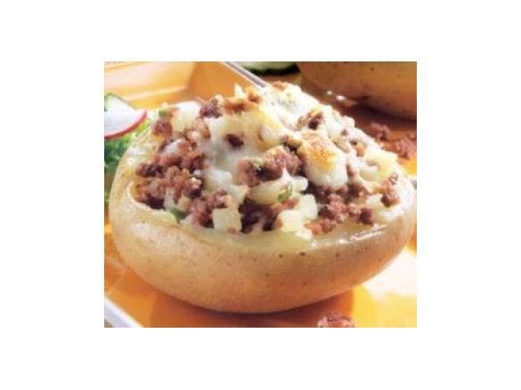 Überbackene Hackkartoffeln