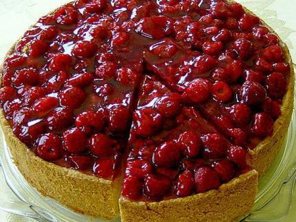 Himbeerpuddingkuchen