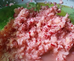 Variation Radieschen-Apfel-Salat