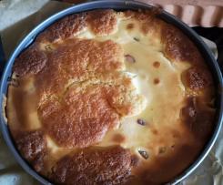 Rhabarberkuchen mit Puddingcreme