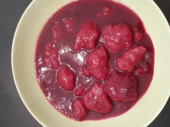 Kirsch- Klütersuppe