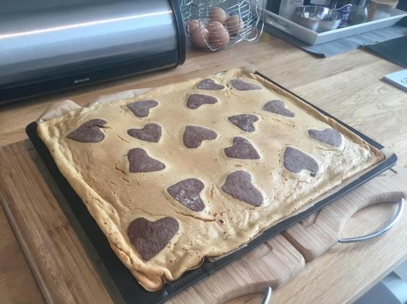 Zupfkuchen vom Blech, mit Joghurt statt Quark
