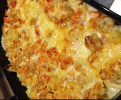 Blumenkohl-Karotten-Kartoffel-Gratin (turmkochen, Varoma, Familie)