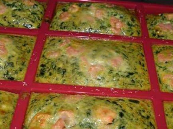 Spinat-Shrimps-Törtchen