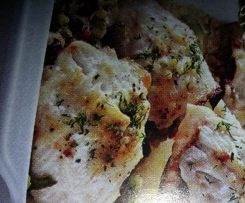 Fisch-Saltimbocca aus dem Ofen