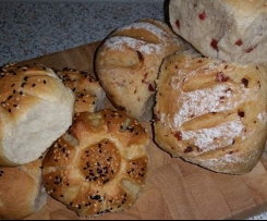 Brötchen - Kumpelkrüstchen mit oder ohne Mausespeck ... Auch für Zubereitung mit Lievito Madre
