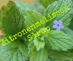 Zitronen-Melissen-Sirup
