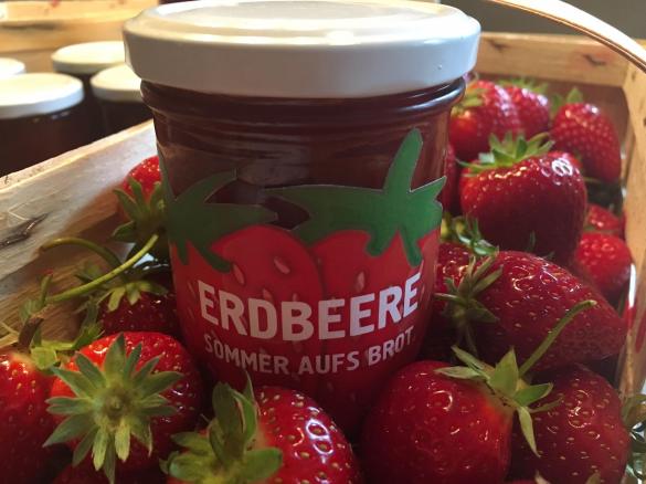 Sommer aufs Brot - Erdbeermarmelade