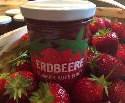 Sommer aufs Brot - Erdbeermarmelade
