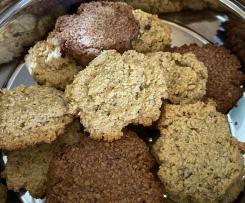 Haferkekse, Hafercookies (vegan)