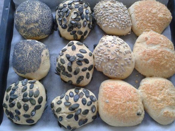 leckere Brötchen mit Dinkel