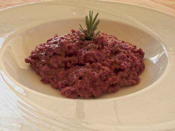 Rotkohl-Risotto