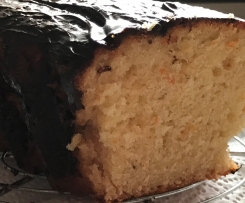 Orangenkuchen als Resteverwertung von Orangenlikör