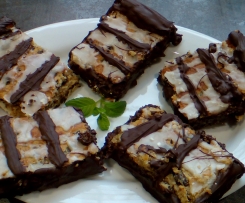 Schoko-Striezel mit Marzipan und Rumrosinen schnell und lecker