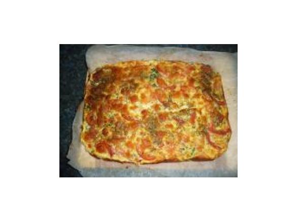 Spinat-Pfannkuchen vom Blech