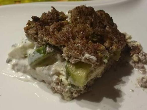 Hackbraten griechischer Art - Low Carb