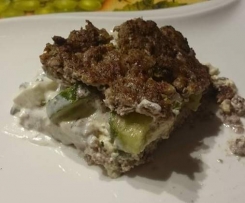 Hackbraten griechischer Art - Low Carb