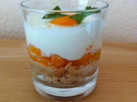 Käse-Sahne-Kuchen im Glas