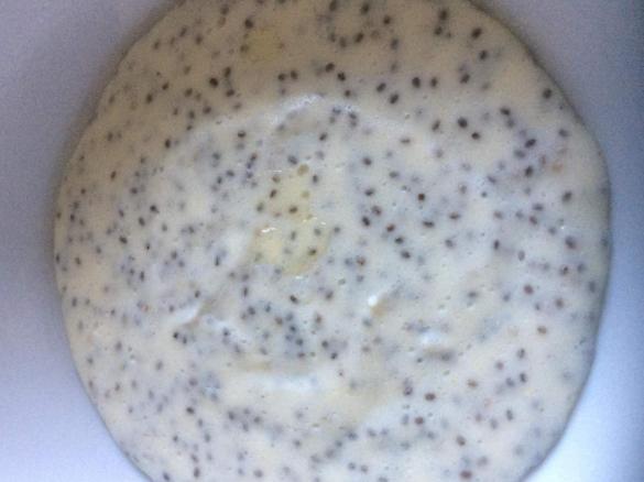 Süßmolke Grießbrei mit Chia Samen