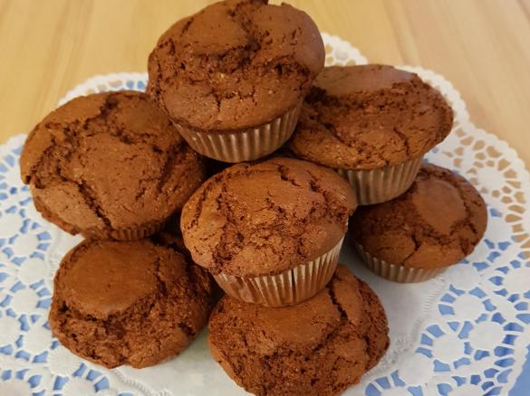 Schokomuffin mit Schokostückchen