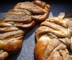 Nusszopf / Mohnzopf - riesengroß, wie vom Bäcker