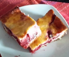 Eierschecke mit Zwetschgen 