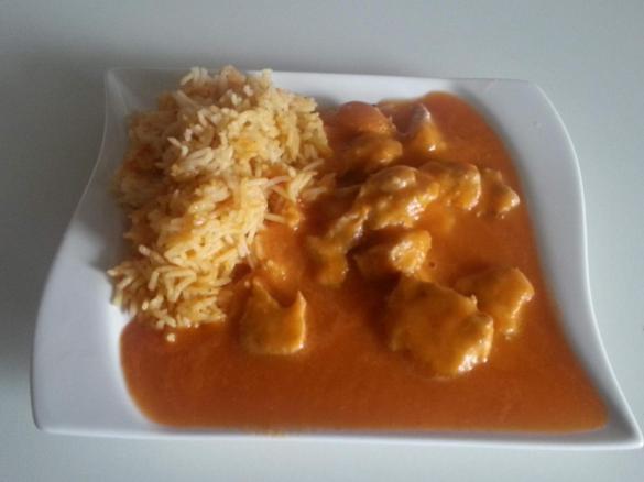 Hähnchen-Tomaten-Geschnetzeltes