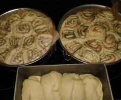 Pizzarollen in Variationen