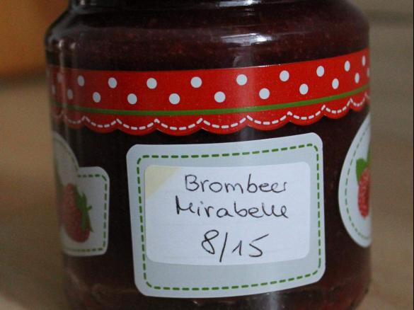 Mirabellen-Brombeer-Marmelade