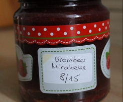 Mirabellen-Brombeer-Marmelade
