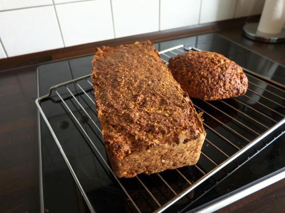 Haferflockenbrot einfach ohne Hefe