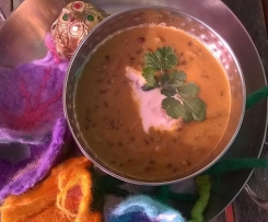 Daal makhani, indisches schwarzes Butter Bohnen Curry