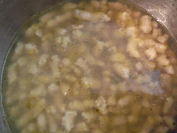 Falsche Markspätzlesuppe