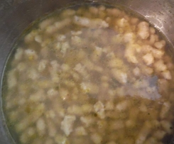 Falsche Markspätzlesuppe