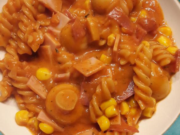 Pizzanudeln all in One