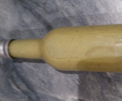 Meerrettich-senf Salatsosse auf Vorrat