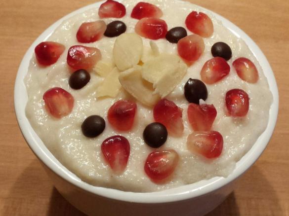 Marzipan-Grießbrei