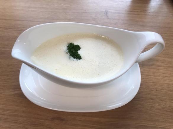 Schaumsoße zum Spargel