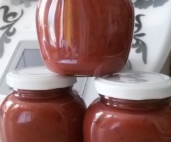 Weihnachtliche Apfel-Pflaumen-Marmelade