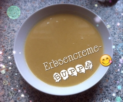 Erbsencremesuppe ( Rezept von Eatsmarter)