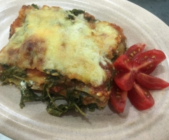 Lasagne Spinat-Fetakäse,einfach und lecker!